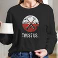 Pink Floyd Trust Us WornShirt Long Sleeve T-Shirt Gifts for Her