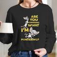 Pinky And The Brain Pondering Long Sleeve T-Shirt Gifts for Her