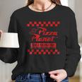 Pizza Planet Checkered Logo Long Sleeve T-Shirt Gifts for Her