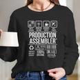 Production Assembler Long Sleeve T-Shirt Gifts for Her