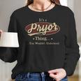 Pryor Shirt Personalized Name GiftsShirt Name Print T Shirts Shirts With Name Pryor Long Sleeve T-Shirt Gifts for Her