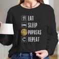 Pupusas El Salvador Gift Salvadorian Food Salvi Guanaco Eat Long Sleeve T-Shirt Gifts for Her