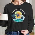 Pura Vida Costa Rica Toucan Tropical Surf Beach Gift Long Sleeve T-Shirt Gifts for Her