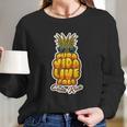 Pura Vida Pineapple Retro Simple Pure Life Costa Ricans Gift Long Sleeve T-Shirt Gifts for Her