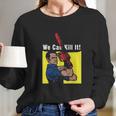 Quxiangy Rosie The Riveter Cos Ash Vs Evil Dead Long Sleeve T-Shirt Gifts for Her