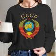 Rare State Emblem Ussr Soviet Union Vintage Design Long Sleeve T-Shirt Gifts for Her