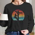 Retro Style Electric Cable Lineman Long Sleeve T-Shirt Gifts for Her