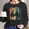 Retro Vintage Bjj Martial Arts Jiu Jitsu Long Sleeve T-Shirt Gifts for Her