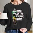 Ripple Junction Elf Omg Santa Adult T-Shirt Long Sleeve T-Shirt Gifts for Her