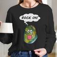 Rock On Funny Rockhound Geology Rockhounding Long Sleeve T-Shirt Gifts for Her