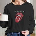 Rolling Stones Official Script Tongue Long Sleeve T-Shirt Gifts for Her