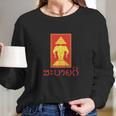 Sabaidee Tee Red And Yellow Lao Temple Long Sleeve T-Shirt Gifts for Her