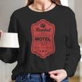 Schitts Creek Rosebud Motel Long Sleeve T-Shirt Gifts for Her