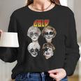 Sitcom Kiss Golden Girls Rock Music Parody Funny Mashup Serie Tv Funny Long Sleeve T-Shirt Gifts for Her