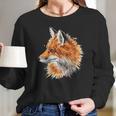 Sm Fuchs | Fox Long Sleeve T-Shirt Gifts for Her