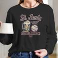 Smack Apparel St Louis Baseball Fans A Drinking Town Long Sleeve T-Shirt Gifts for Her