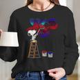 Snoopy Drawing Yes Band Long Sleeve T-Shirt Gifts for Her