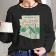 Someone In Arizona Loves Me Vintage Retro State Badge Gift Long Sleeve T-Shirt Gifts for Her