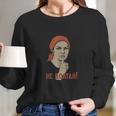 Soviet Propaganda Poster Space Long Sleeve T-Shirt Gifts for Her