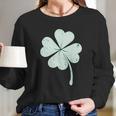 St Patricks Day Lucky Charm Clover Youth Kids Long Sleeve T-Shirt Gifts for Her