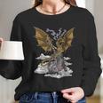 Steampunk Dragon Mechanical Gears Fantasy Industrial Gothic Long Sleeve T-Shirt Gifts for Her