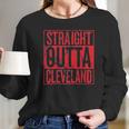 Straight Outta Hometown Pride Fantasy Baseball Fans Long Sleeve T-Shirt Gifts for Her