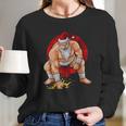 Sumo Santa Long Sleeve T-Shirt Gifts for Her