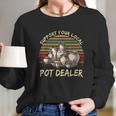 Support Your Local Pot Dealer Pottery Vintage Long Sleeve T-Shirt Gifts for Her