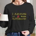 I Survived The German Autobahn Long Sleeve T-Shirt Gifts for Her