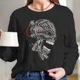 Terminator Skull Gun Head Long Sleeve T-Shirt Gifts for Her