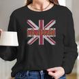 Trevco Def Leppard Union Jack Long Sleeve T-Shirt Gifts for Her