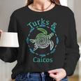 Turks & Caicos Vintage Tribal Turtle GiftLong Sleeve T-Shirt Gifts for Her