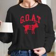 Ugp Campus Apparel Goat Greatest Of All Time New England Football Long Sleeve T-Shirt Gifts for Her