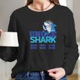 Uncle Shark Doo Doo Doo Hilarous Uncle Gif Long Sleeve T-Shirt Gifts for Her