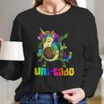 Uni Cado Dabbing Unicorn Avocado Long Sleeve T-Shirt Gifts for Her