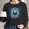 United States Space Force Funny Politics Costume Long Sleeve T-Shirt Gifts for Her