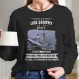 Uss Sentry Mcm3 Long Sleeve T-Shirt Gifts for Her