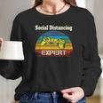 Video Game Social Distancing Expert Gamer Long Sleeve T-Shirt Gifts for Her