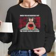 Villains Ursula Accidental Front Facing Camera Meme Long Sleeve T-Shirt Gifts for Her