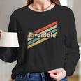 Vintage 80S Riverdale Ny Long Sleeve T-Shirt Gifts for Her