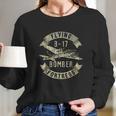 Vintage B17 Bomber Ww2 Plane Aviation Airplane Grunge Long Sleeve T-Shirt Gifts for Her