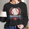 Vintage Baseball Fan Logo Long Sleeve T-Shirt Gifts for Her