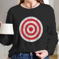 Vintage Bullseye Target Bulls Eye Funny Joke Long Sleeve T-Shirt Gifts for Her