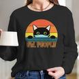 Vintage Ew People Social Distancing Mask Cat Long Sleeve T-Shirt Gifts for Her