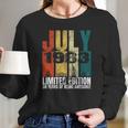 Vintage July 1983 Bday Costume 38 Years Old 38Th Birthday Long Sleeve T-Shirt Gifts for Her