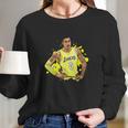 Vintage Graphic Kyle Kuzma Lakers Team Artwork Long Sleeve T-Shirt Gifts for Her