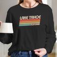 Vintage Lake Tahoe California Logo Long Sleeve T-Shirt Gifts for Her