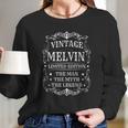 Vintage The Man Melvin Name Gift Long Sleeve T-Shirt Gifts for Her