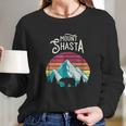 Vintage Mount Shasta Mountains Bear Long Sleeve T-Shirt Gifts for Her