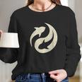 Vintage Ocean Conservation Yin Yang For Shark Lovers Long Sleeve T-Shirt Gifts for Her